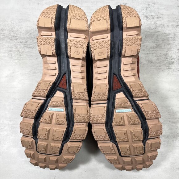 On Cloud Cloudventure Waterproof Trail Running Shoes - Women's Size 8.5 - Red - Picture 8 of 9